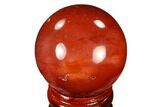 Polished Mookaite Jasper Sphere - Australia #116046-1